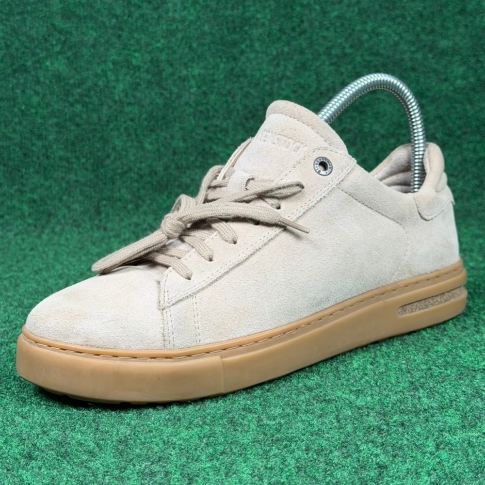 Birkenstock Bend Low Suede Sneakers Sand Beige Tan Womens 7 Mens 5 EU 38